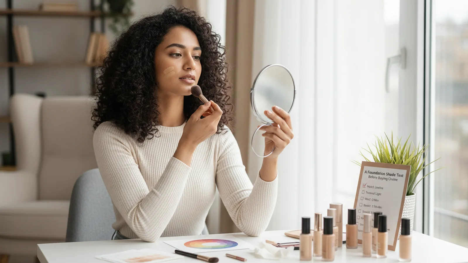 A Foundation Shade Test Before Buying Online Checklist For First Time Readers cover image